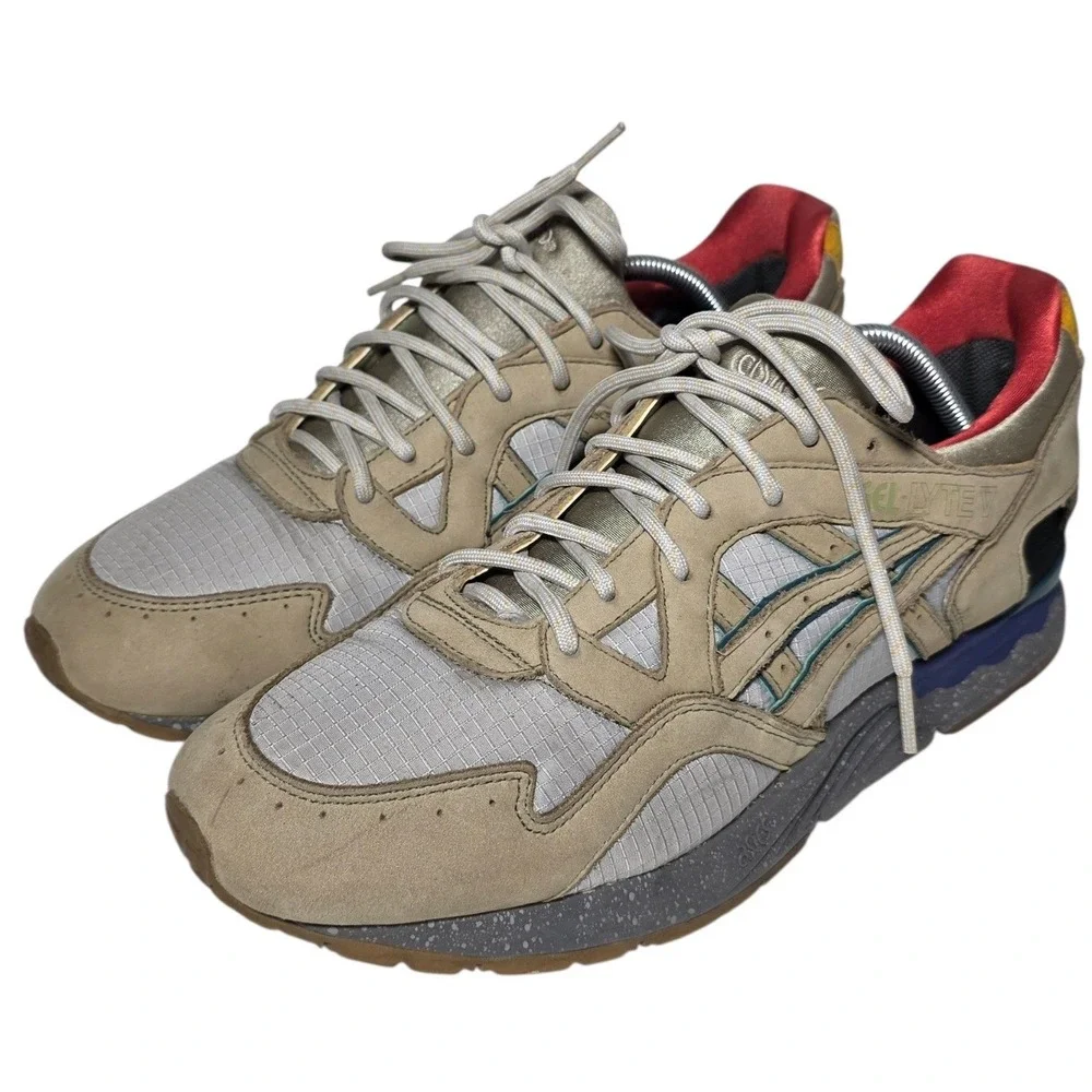 Asics Gel-Lyte V Bodega Get Wet Tan Grey Gore-Tex H44GK Mens Sneakers